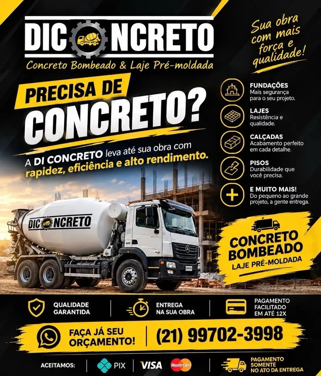 Concreto e lajes. 