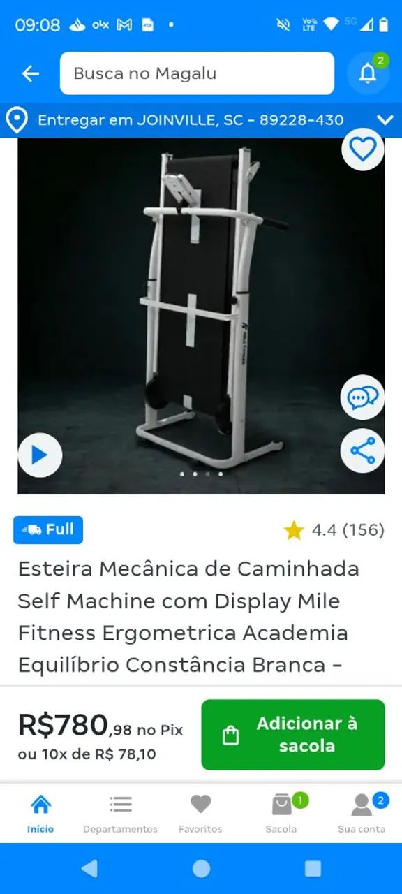 Esteira Mecânica Machine, ergométrica. Com o funcionamento do seu próprio corpo.
