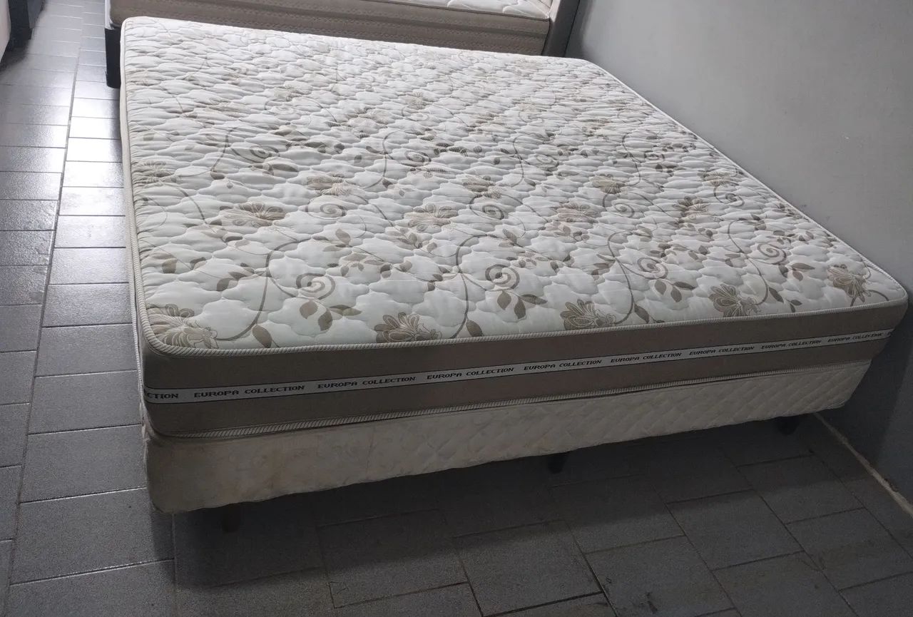 Cama de casal semi-novo King Size - Foto 5
