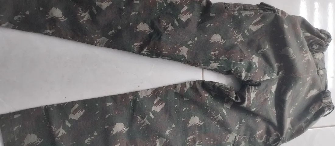 Calça militar rajada infantil  - Foto 4