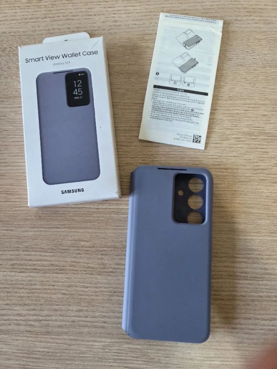 Capa Celular Case Smart View Wallet para Samsung Galaxy S24 - Foto 2