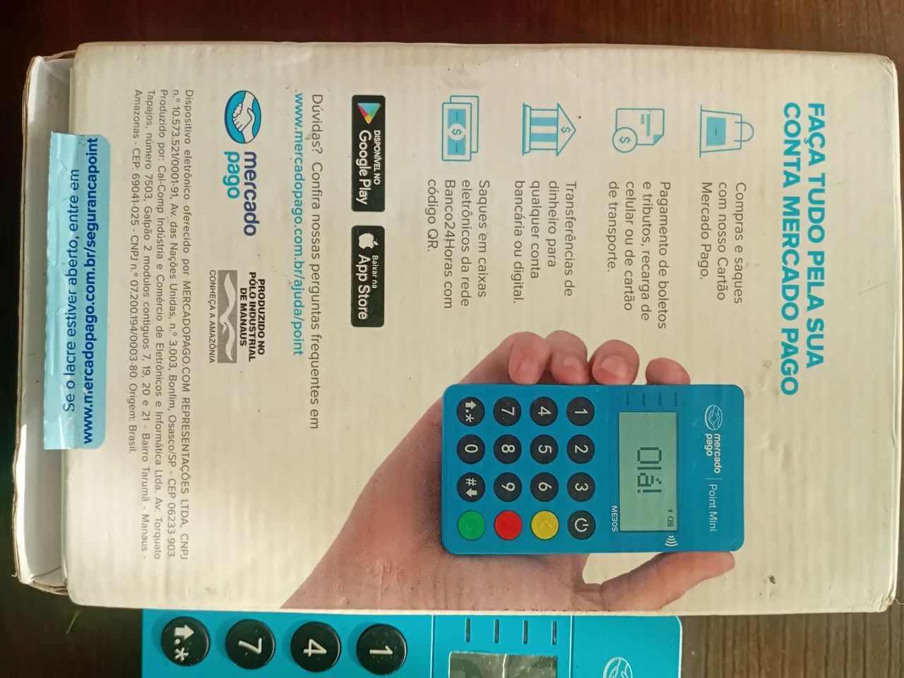 MAQUININHA DE CARTÃO MERCADO PAGO PRODUTO  - Foto 4