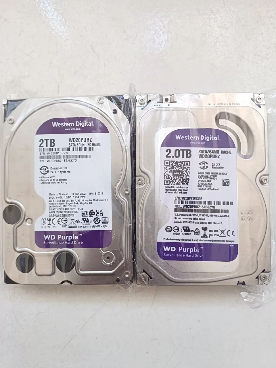 2 hds wd 2TB Purple cftv dvr nvr cpu  - Foto 4