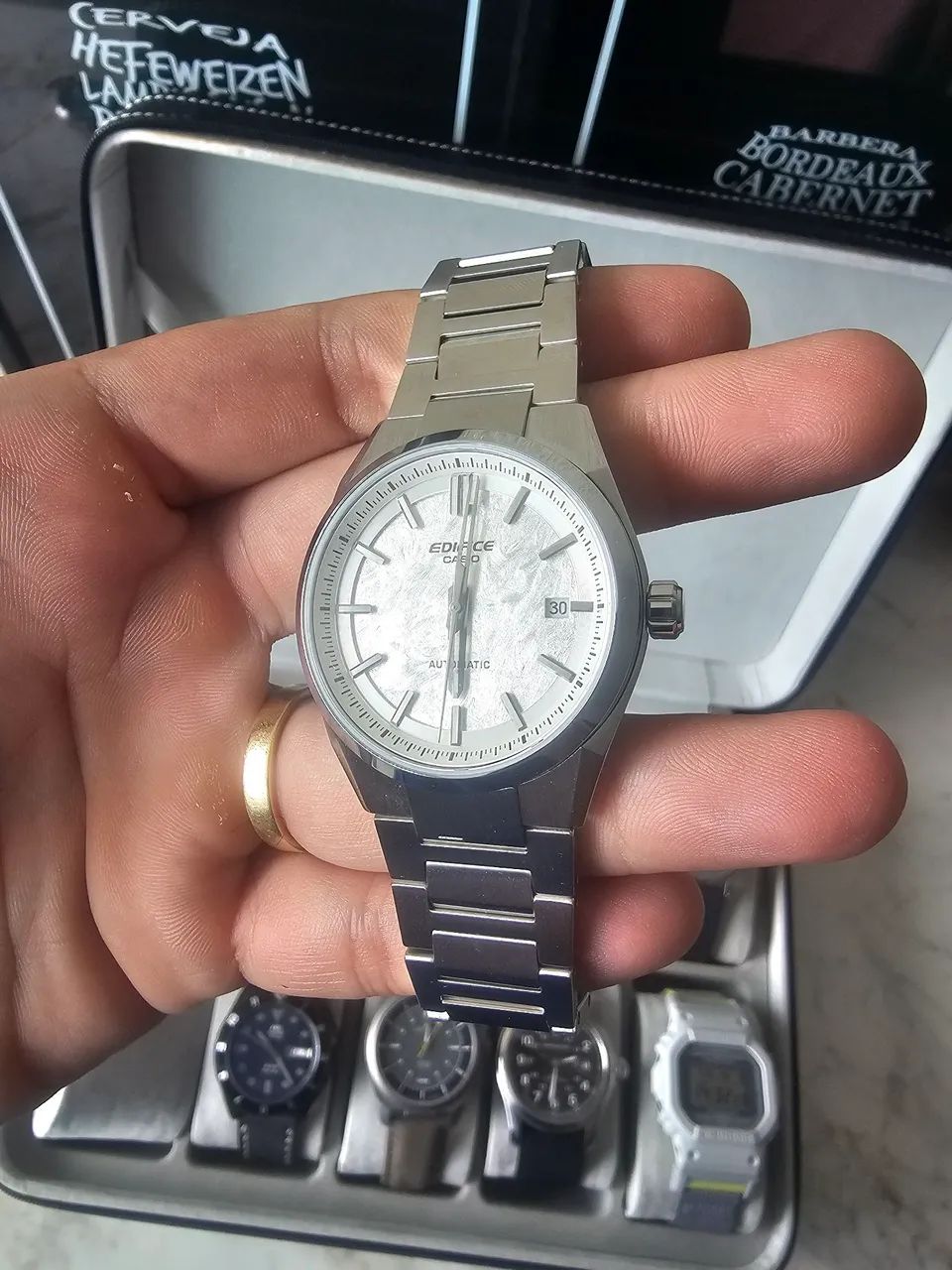 Casio Edifice Automático na garantia