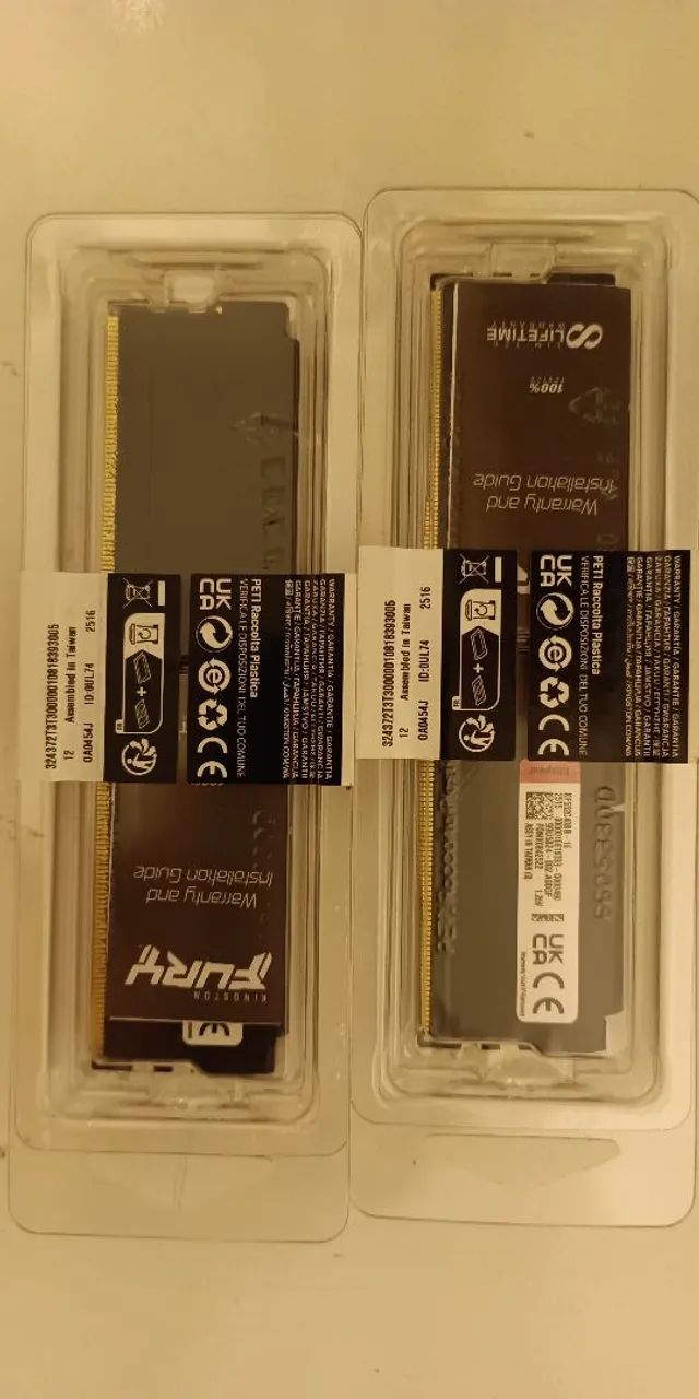 Memória ram DDR5 32gb 2x16gb Kingston Fury novo lacrado  - Foto 2