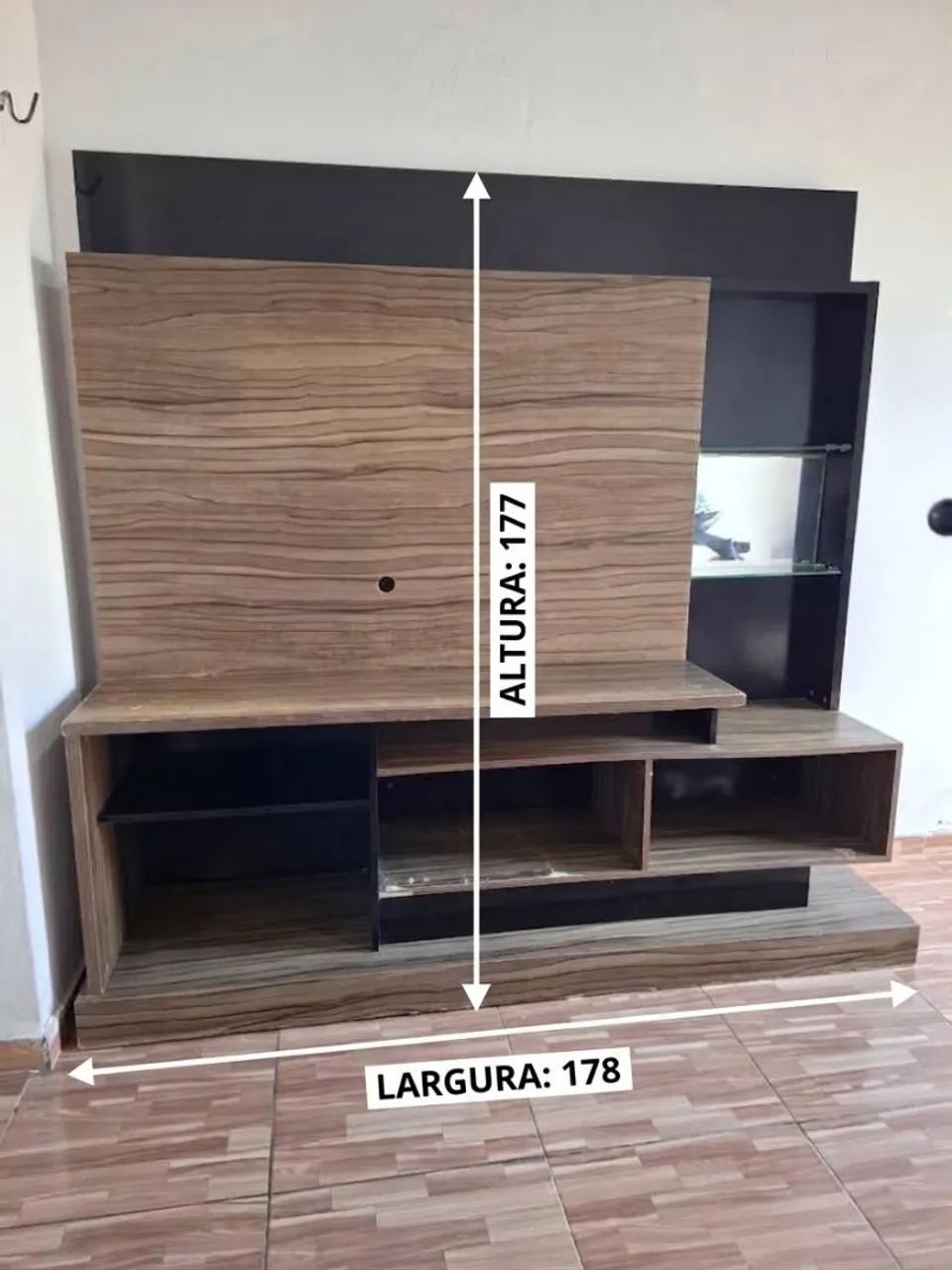 Painel de Tv com rack