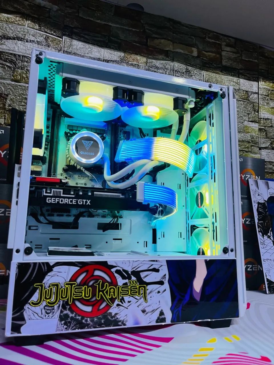 Pc Gamer Branco Jujutsu Kaisen  - Foto 5