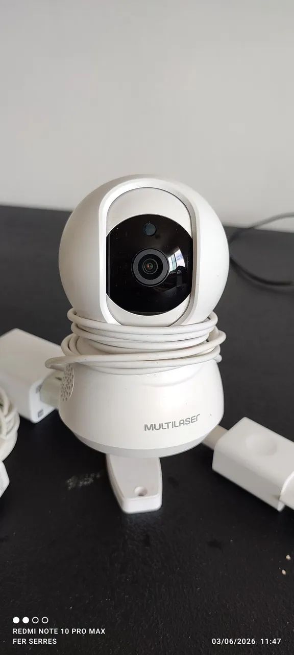  3 Câmeras de vigilância Wi-fi Multilaser  - Foto 3