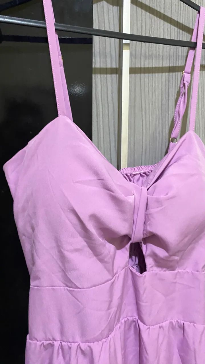 Vestido alcinha com elastex nas costas, veste super bem - Foto 3