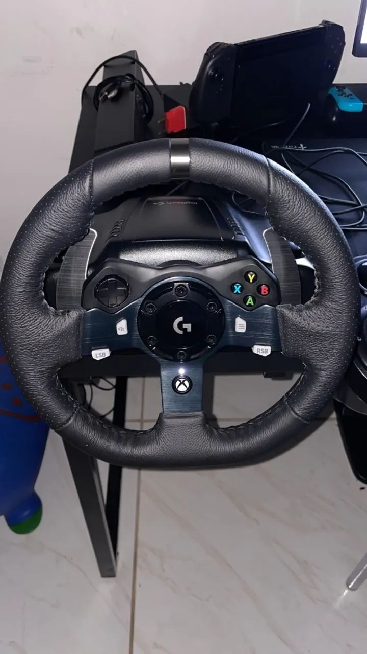 Volante Logitech G920 - SOMENTE VOLANTE - COM CAIXA - Foto 2