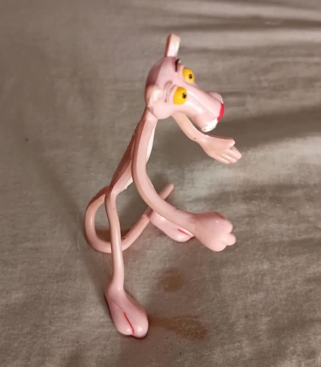 Pantera Cor de Rosa Boneco Anos 80 Bendable  - Foto 2