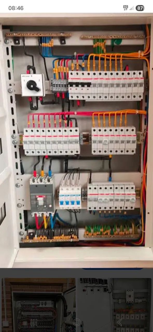 Eletricista e instalador solar.