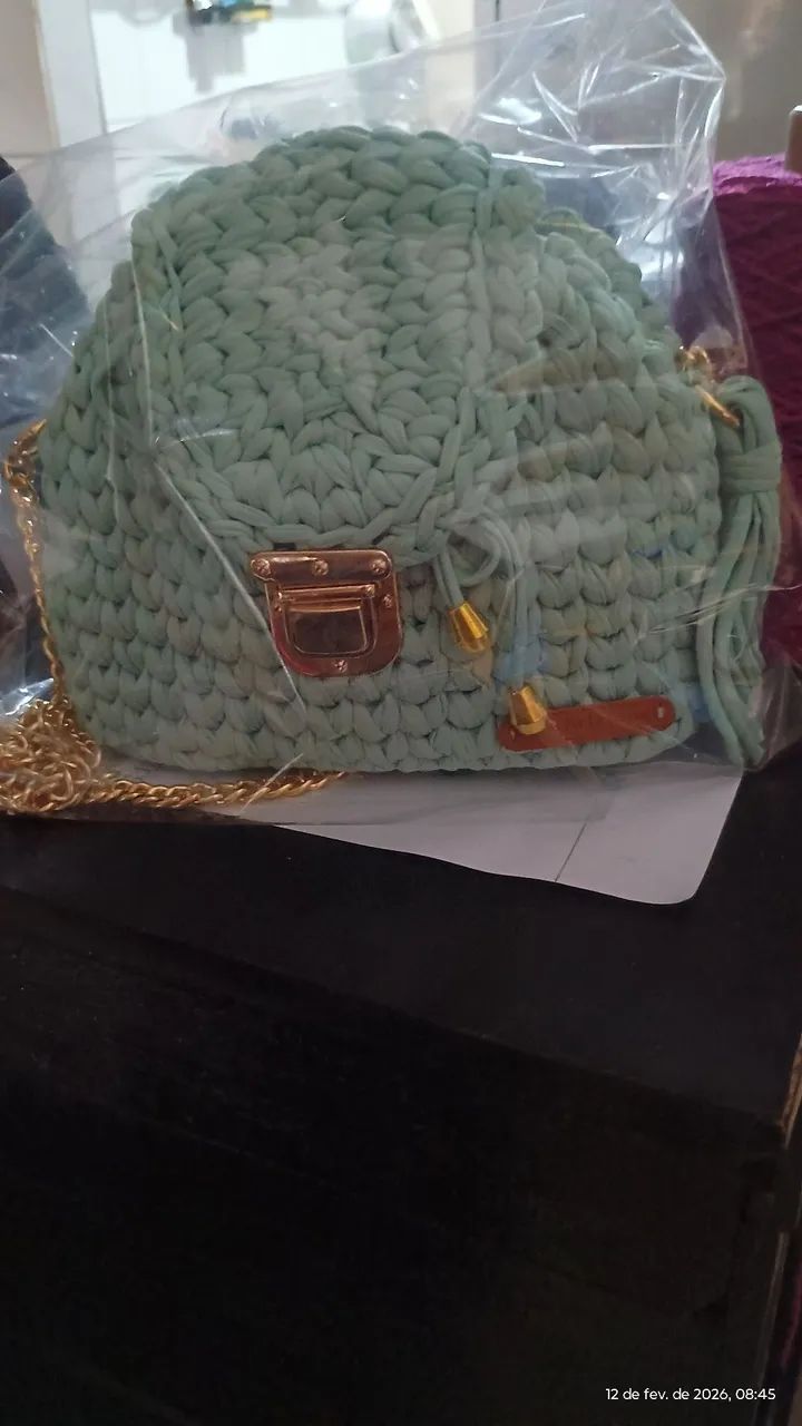 Lindas bolsas de crochê 