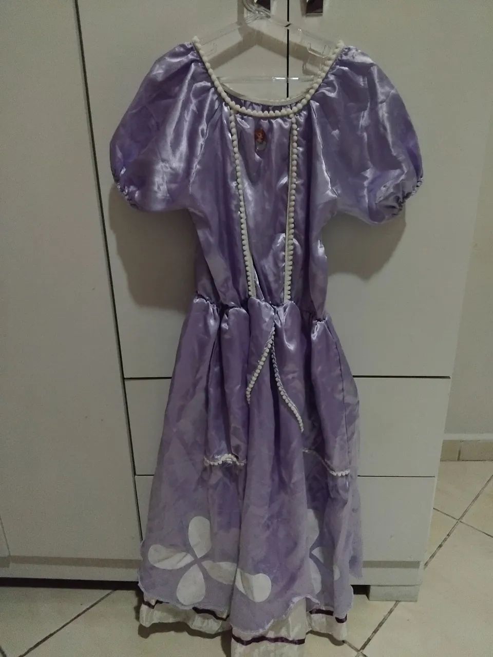 Vestido Infantil Princesinha Sofia