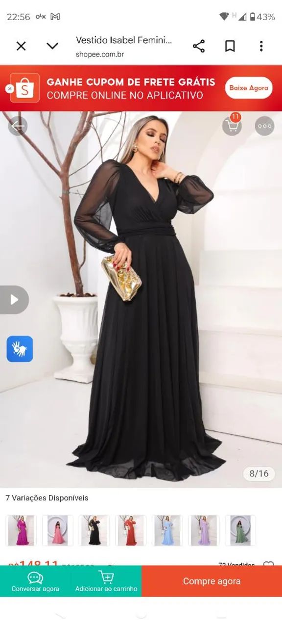 Vestido gala 