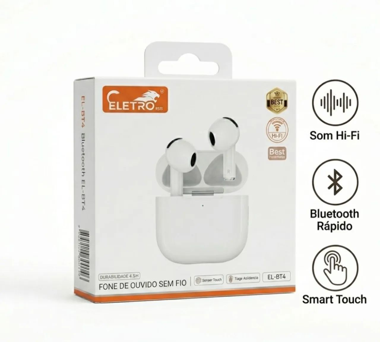 Fone de Ouvido Bluetooth TWS EL-BT4 - Foto 2