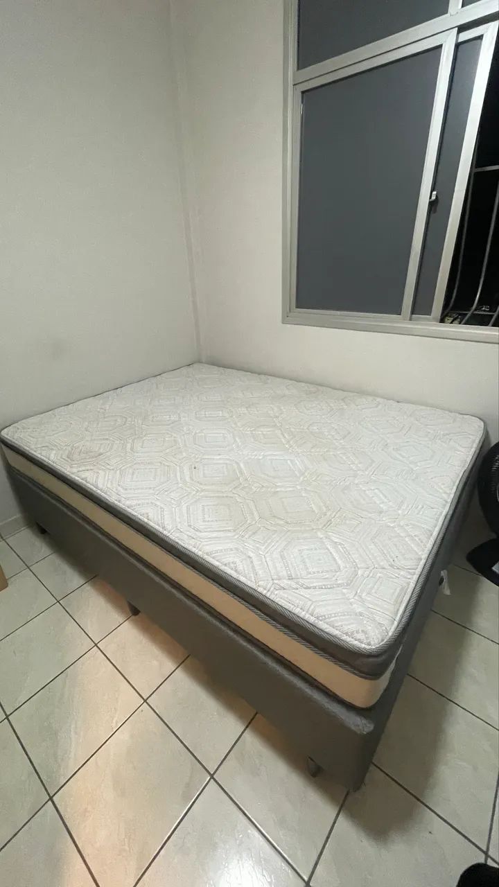 Cama box casal com colchão  - Foto 2