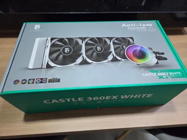 Water Cooler Deepcool Castle 360EX White - Foto 2