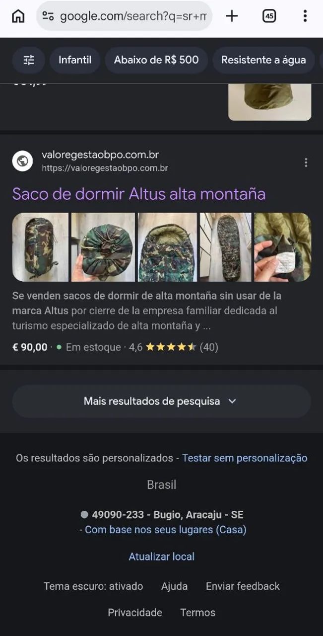 Saco de dormir alguns do exército montanhas  - Foto 2