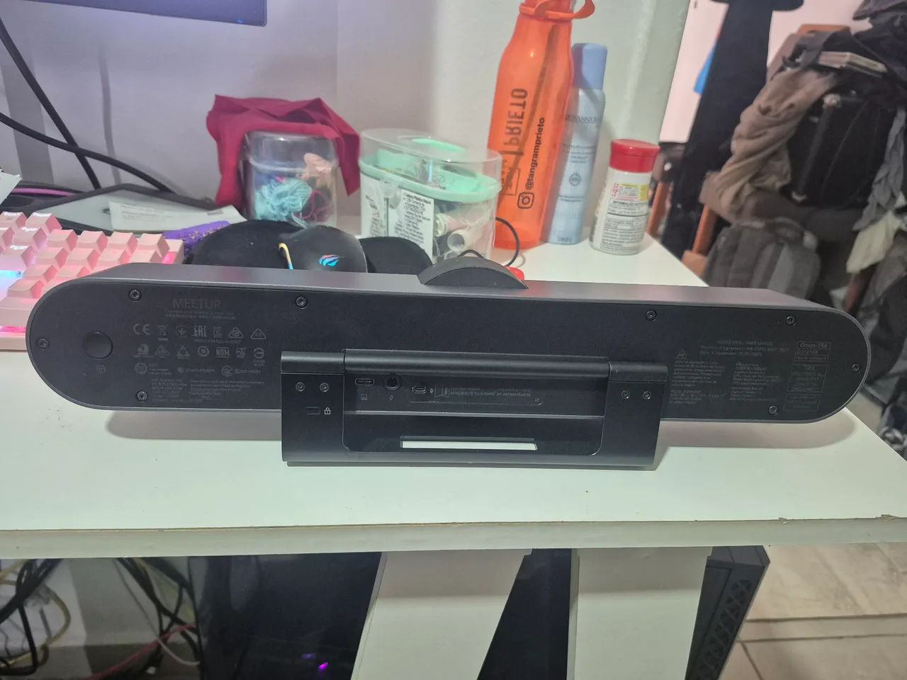 Câmera Webcam Logitech MeetUp - Videoconferência 4K - Foto 3
