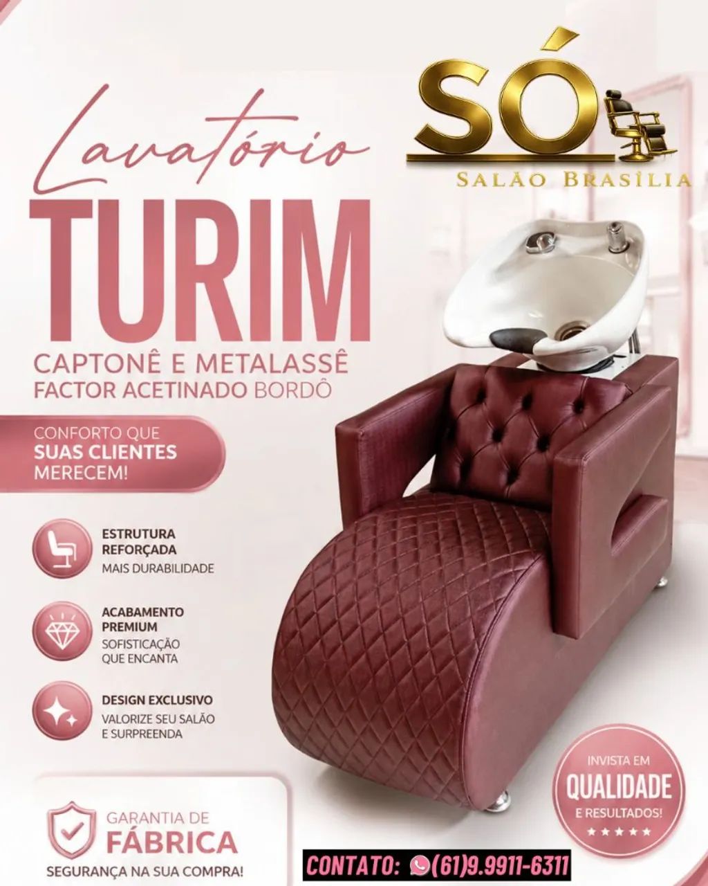 Lavatório Turim captonê 