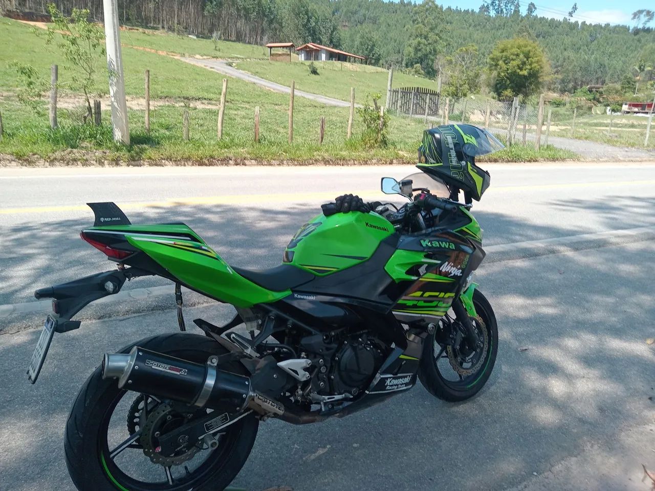 Ninja400 krt segundo dono,com manual e acessórios  - Foto 3