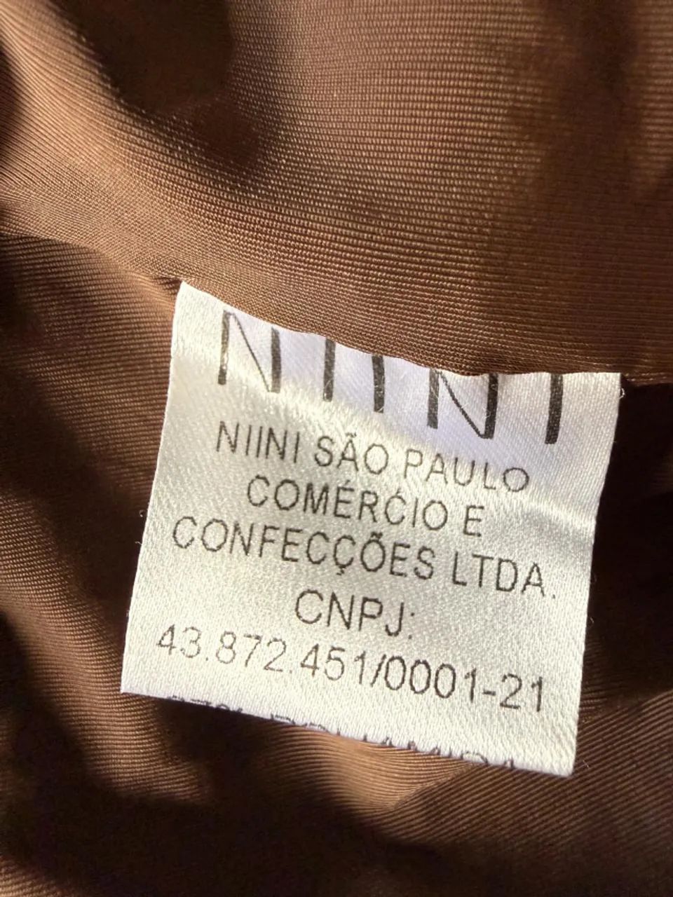 Blusa Niini marrom, tamanho 40 - Foto 3