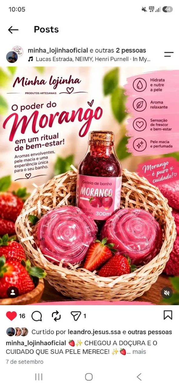 Geleia de banho 