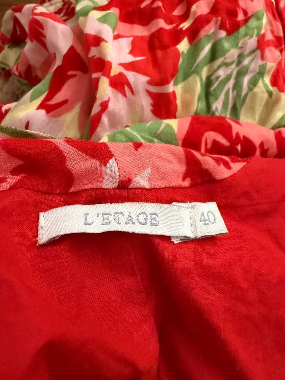vestido longo l'etage estampado 40 - Foto 5