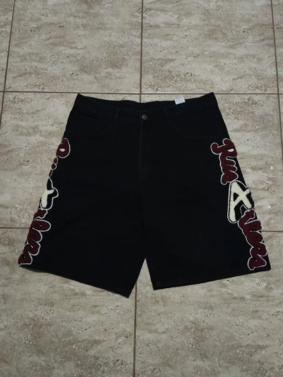 Bermuda masculina preta 