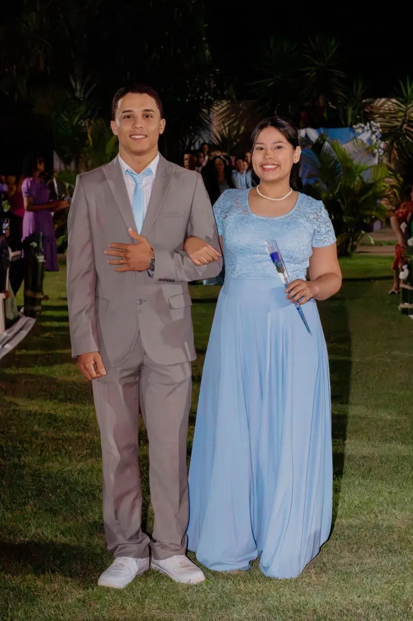 Vestido Longo Azul Celeste  - Foto 2