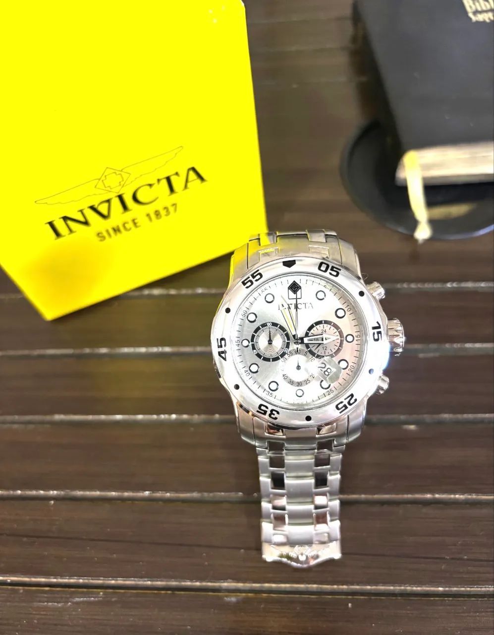 Relógio Invicta pro driver prata original  - Foto 3