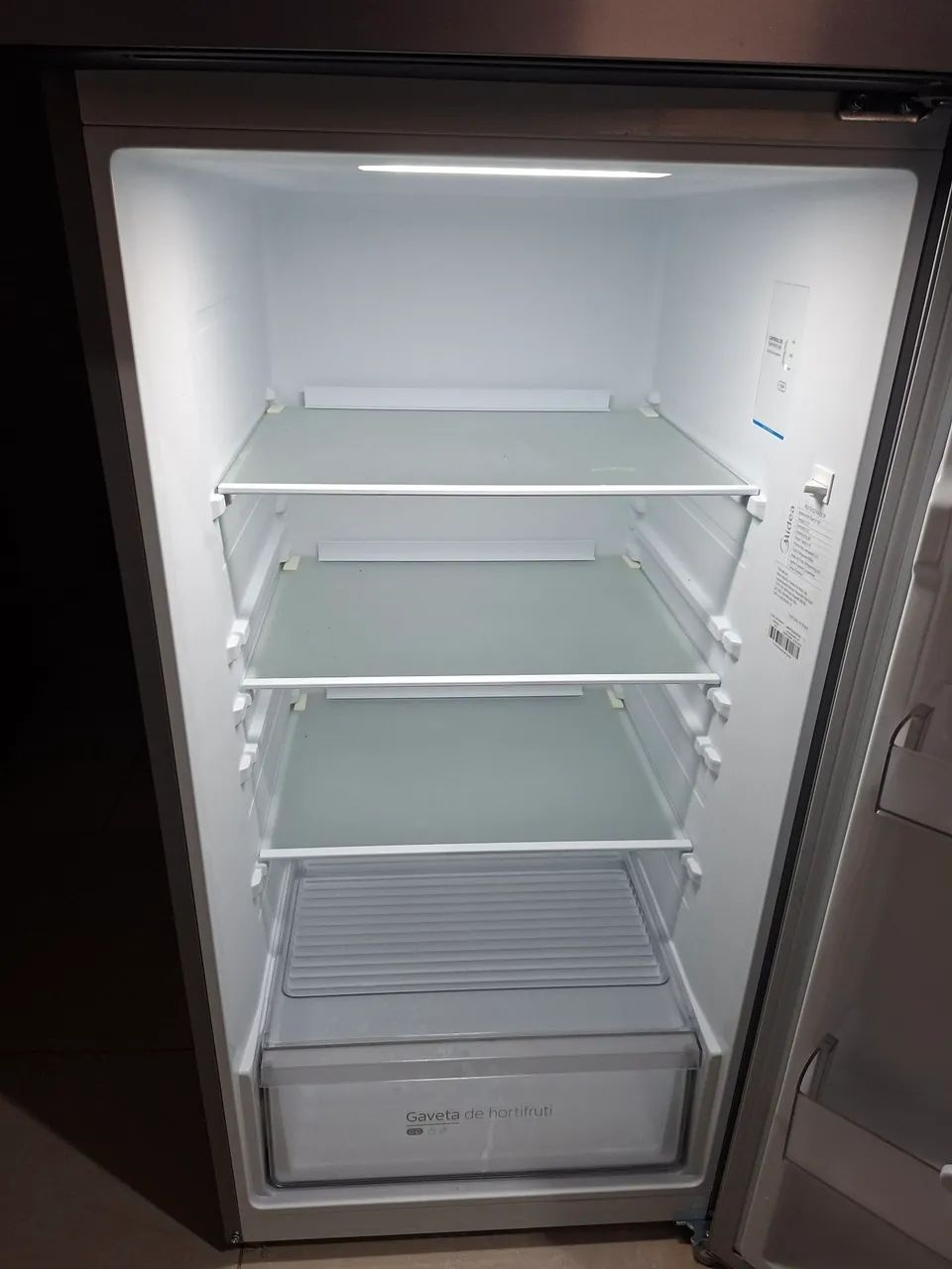 Vendo geladeira Midea 410l NOVA - Foto 2