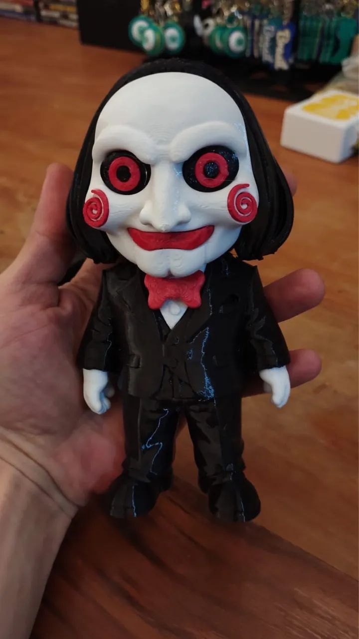 Boneco de terror filme jogos mortais 