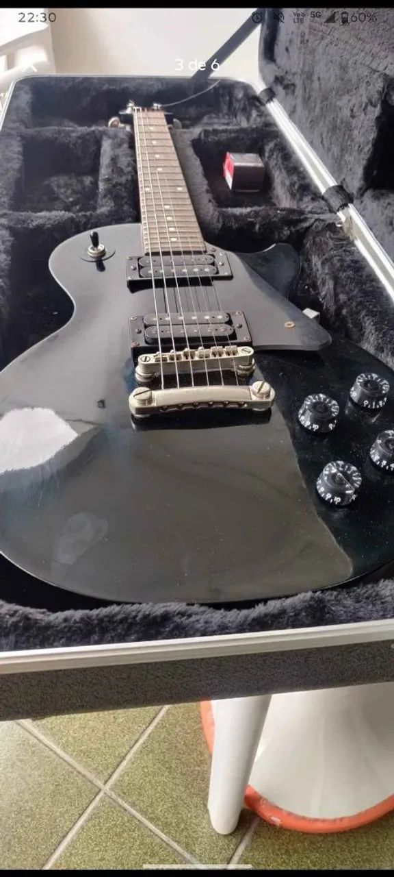 GUITARRA EPIPHONE LES PAUL STUDIO EBONY