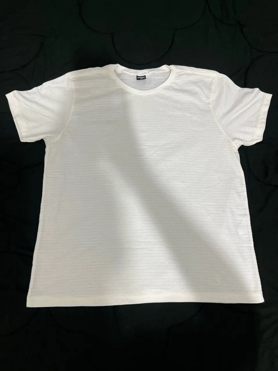 Camiseta M creme/off-white texturizada