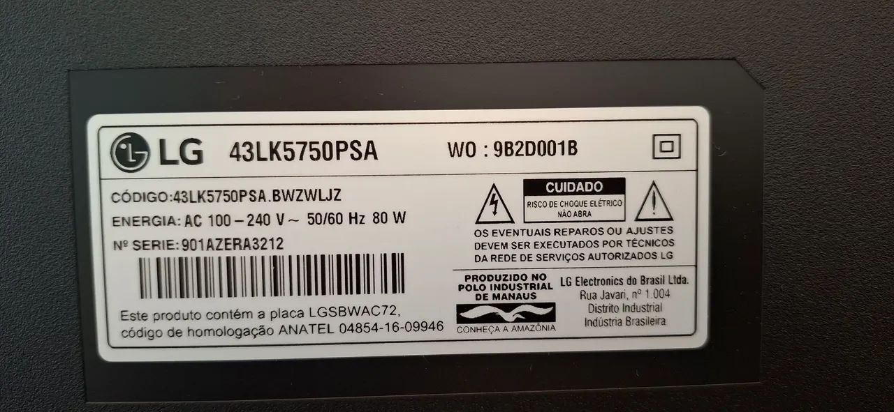 Vendo tv 43 polegadas LG Led  - Foto 3