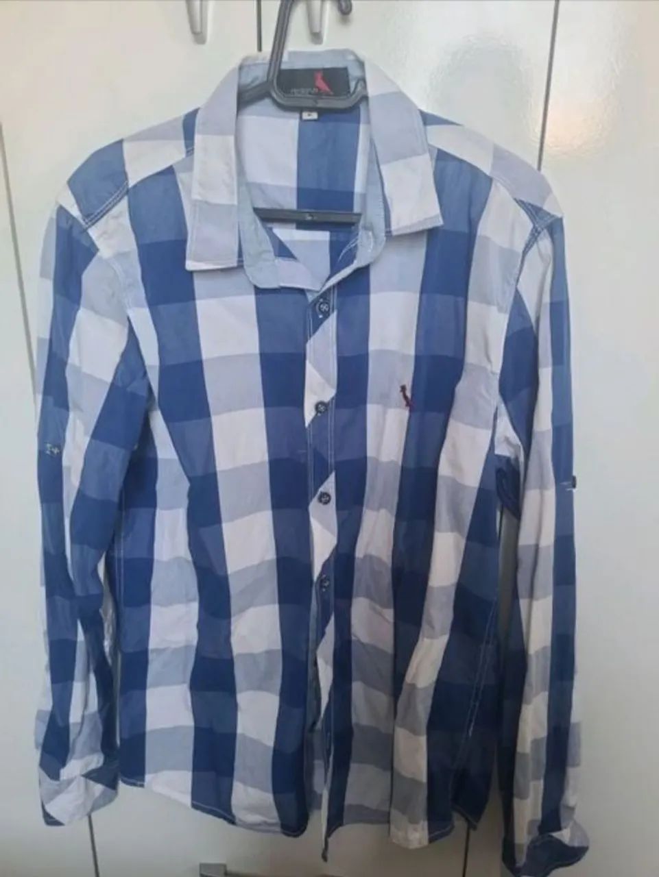 camisa reserva xadrez - Foto 2