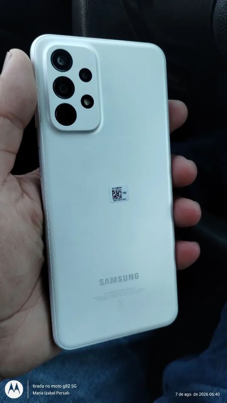 Samsung A23 branco 128gb aparelho 101% - Foto 4
