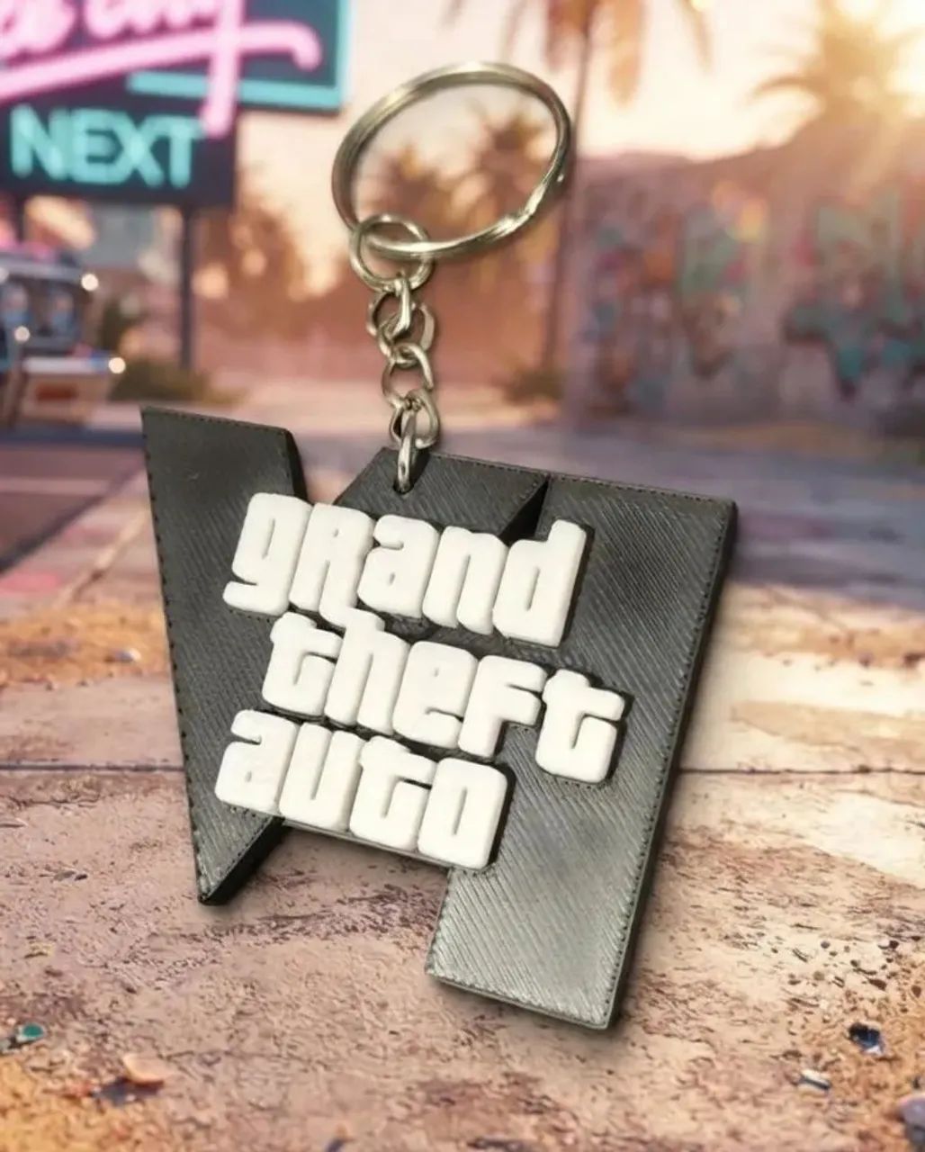 Chaveiro personalizado tema GTA 6 - Foto 3