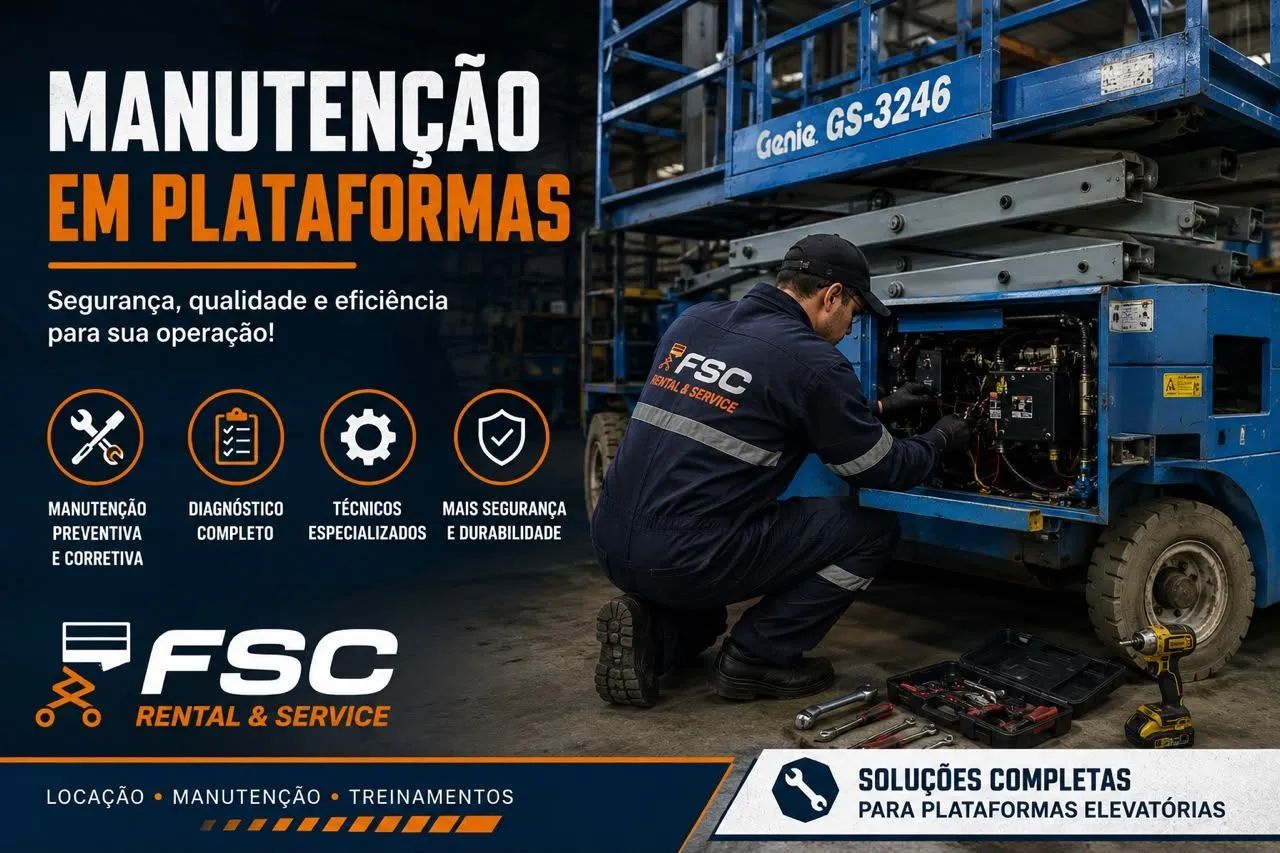 Manutenção em Plataformas elevatórias 