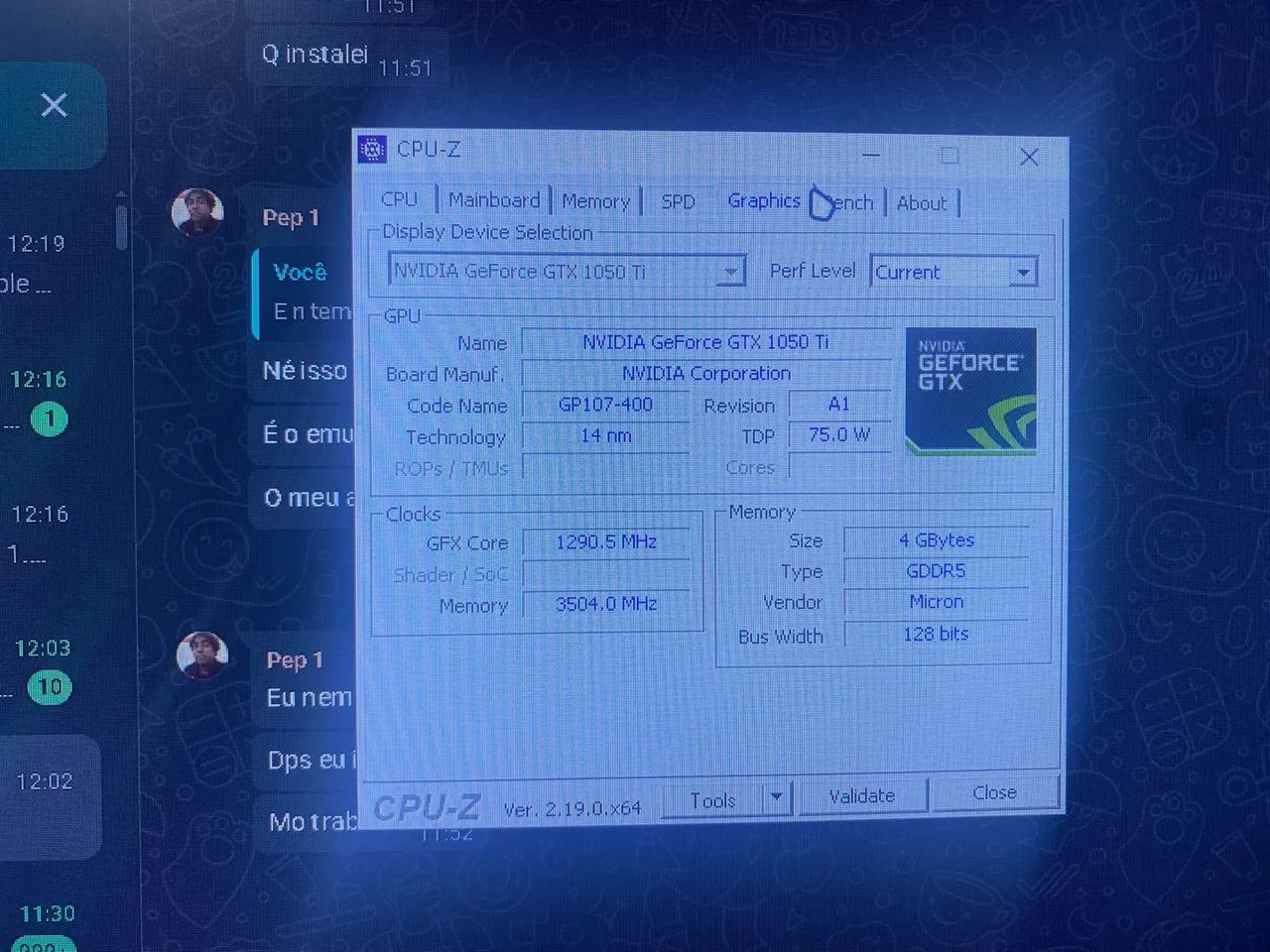 GTX 1050 TI USADA FUNCIONANDO NORMAL, ACEITO TROCAS  - Foto 2