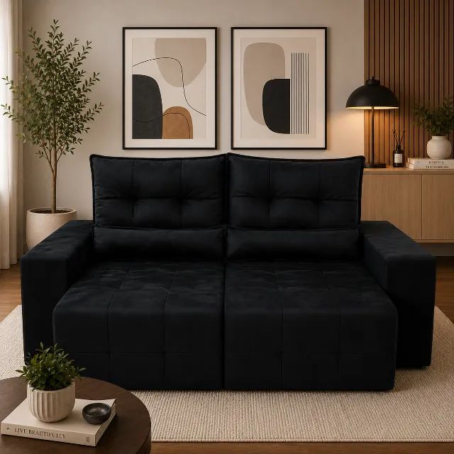 Sofa retratil e reclinavel NOVO DE FABRICA 