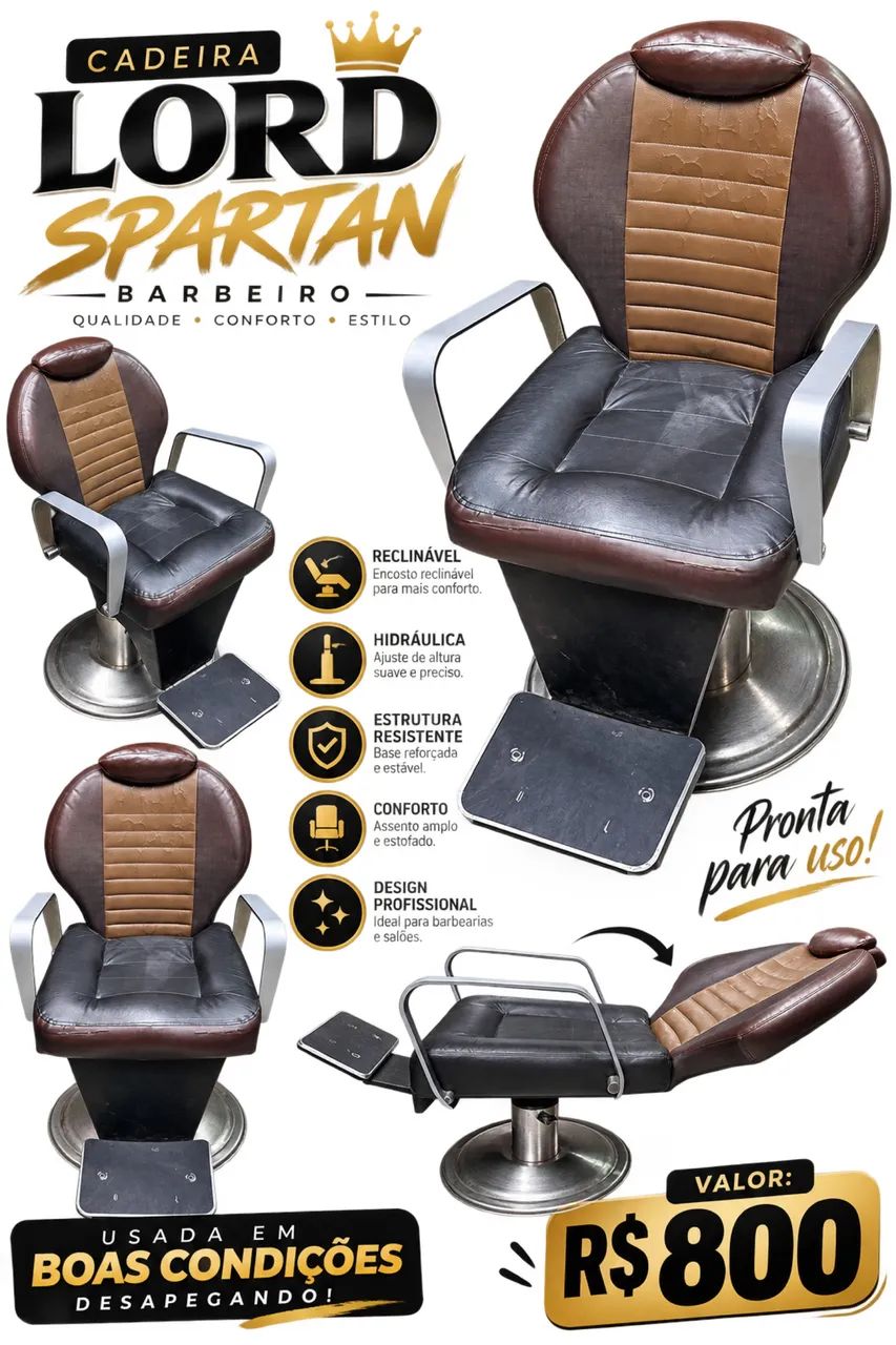 Cadeira de barbearia / salão 
