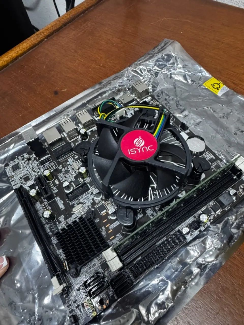 KIT PLACA MÃE H61 LGA 1155 + INTEL CORE i3 + 8GB DDR3 + COOLER