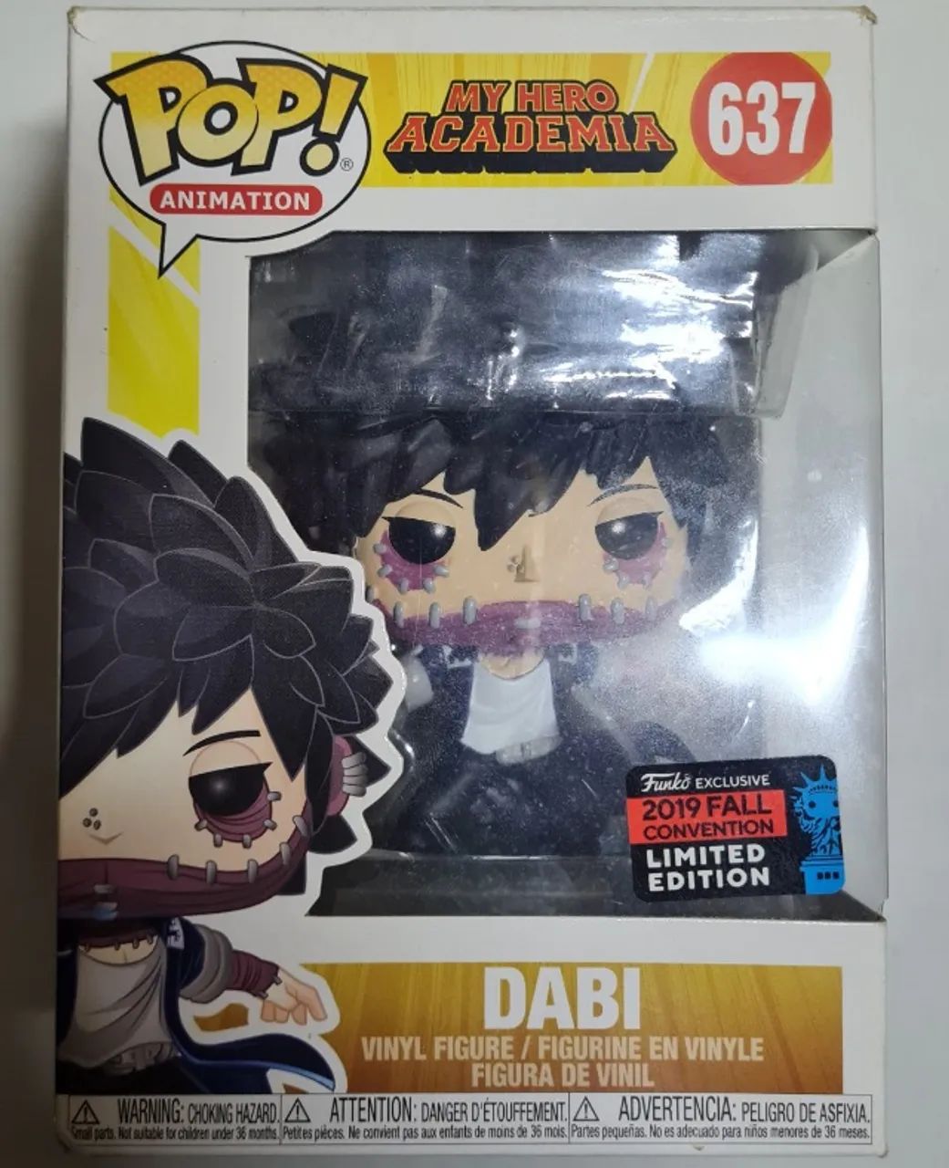 Funko Pop - Dabi - My Hero Academia 637 - 2019 Fall Convention RARO - Foto 4