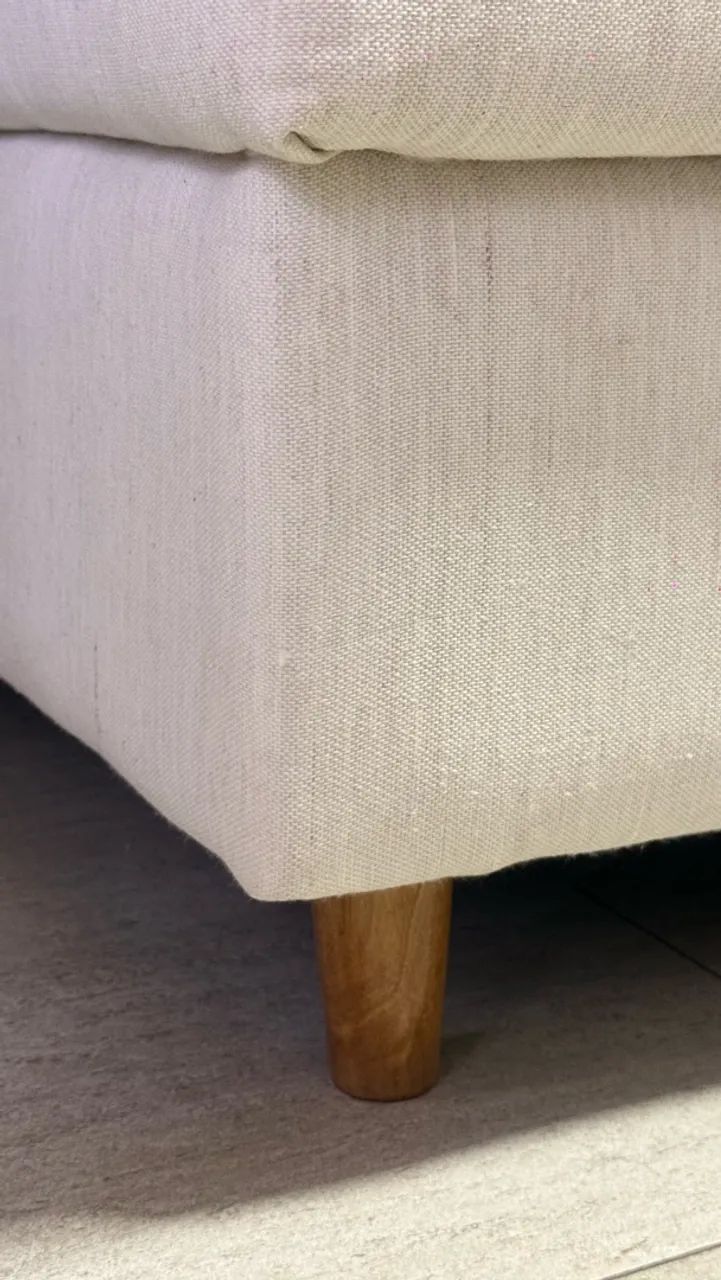 SOFÁ RECAMIER À VENDA | LINHO CRU - Foto 3