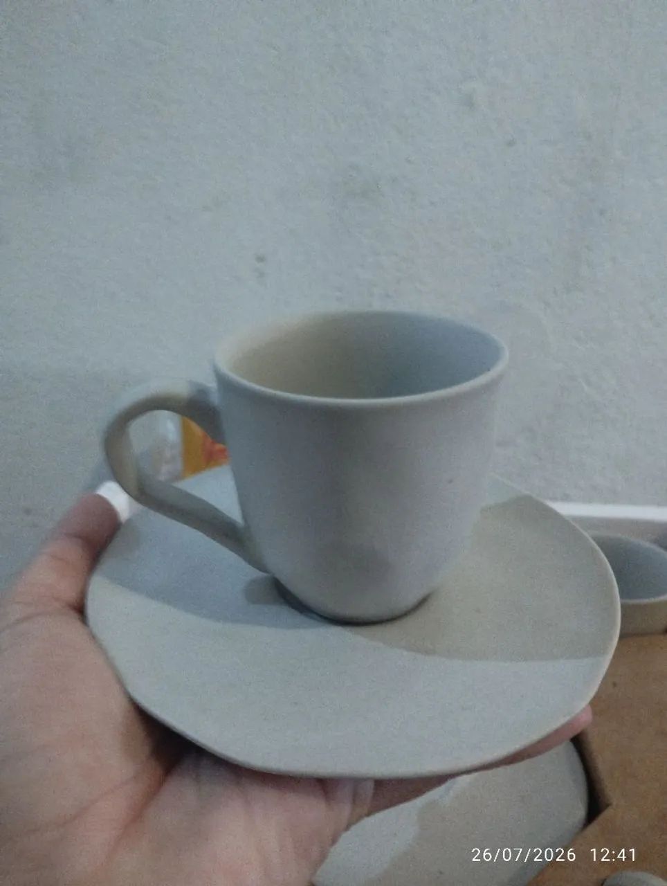 Conjunto de xícaras com pires  - Foto 2
