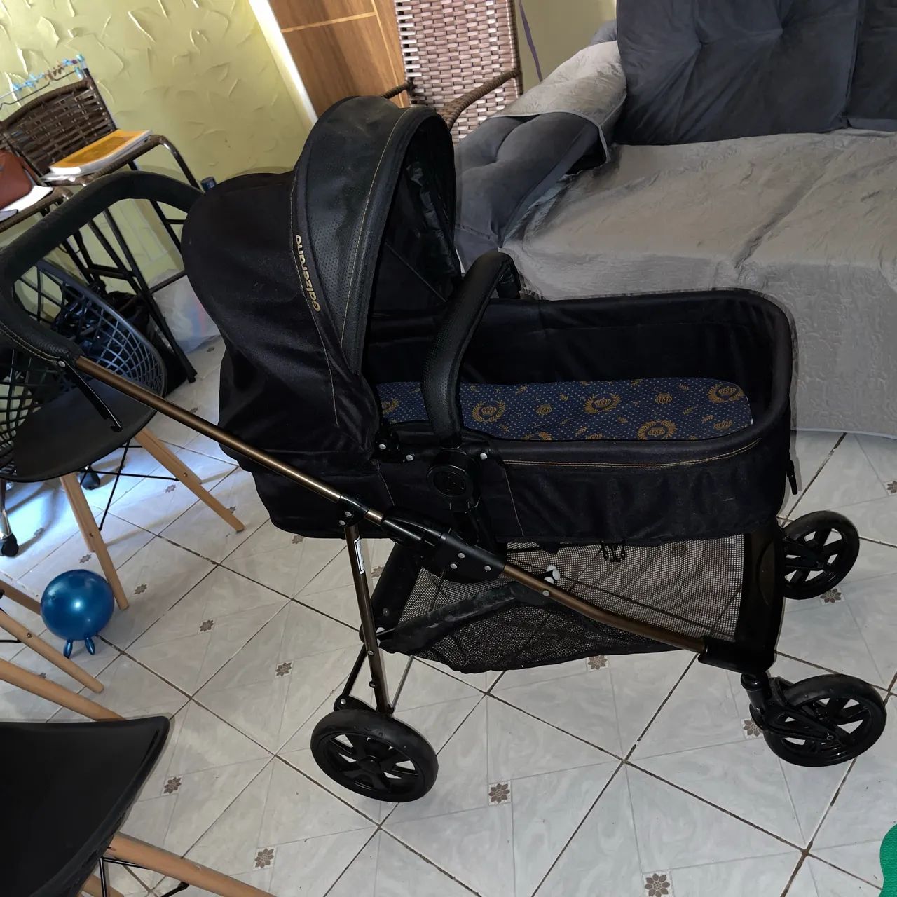 CARRINHO DE BEBÊ GALZERANO ESTILO MOISÉS  - Foto 2