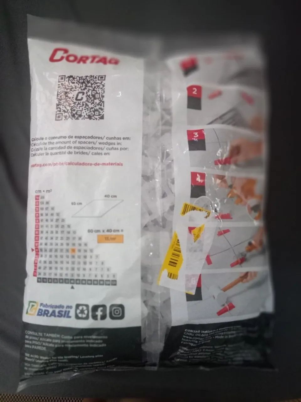 CORTAG NIVELADOR E ESPAÇADOR 1,0 MM SMART 300 UNIDADES - Foto 3